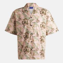 HUGO BOSS Риза с къс ръкав Hugo Men's Eligino Blue Short Sleeve Patterned Shirt - Pas Pink 680
