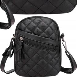 EdiBazzar Bőr kézitáska postás táska Crossbody telefonhoz Női boho kicsi (Skórzana torebka damska z klapką na telefon)