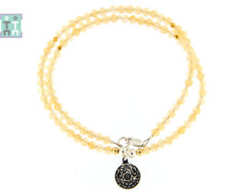  Colier din Agata Rotund 4x4 mm - Accesorii de Argint 925 - GF - concepttropic - 109,00 RON
