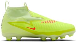 Nike Юношески футболни бутонки Nike Phantom Luna II Academy Firm Ground Football Boots Junior - Crimson/Volt