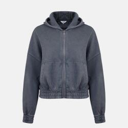 Firetrap Дамски суичър Firetrap Womens Washed ZT Cotton Long Sleeve Zip Hoodie - Grey