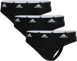 adidas 3-Pack Active Comfort Cotton Thong - Black