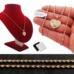 Golden Celebrity Nyaklánc Arany Kápolna Sebészeti Acél Lánc Medál 18K (Serce Dla Mamy Babci córki medalik komunijny)