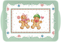 Easy Life Design Karácsonyi tálca 22x15cm Sweet Christmas
