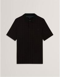 Ted Baker Блуза с яка Ted Baker Men's Jacquard Short-Sleeve Polo Shirt - Black - sportihobi - 166,23 лв