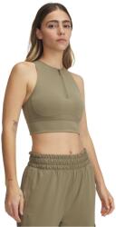 Under Armour Women's Meridian Zipped Performance Gym Vest - Brown