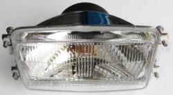 WESEM RE. 21479. Téglalap alaku H4, -es ZETOR fényszóróbetét, izzóval. Helyzetjelző nélküli kivitel. Méretei: 156x93x86mm. Felfogatás: Oldalanként: 2-2füllel. Felfogatási táv: 156, ill. 49mm, (RE.21479) - j