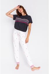 PJ Salvage Панталони PJ Salvage Heart Pant - Off-White