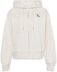 Calvin Klein Суичър Calvin Klein Jeans MONOLOGO FRENCH TERRY HOODIE - Vanilla Heather