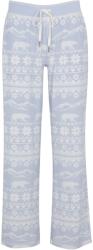 PJ Salvage Snowflake Wide Leg Pant - Hellblau