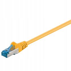 Goobay Patchcord Lan kábel Cat 6A S/ftp sárga 3m (93781)