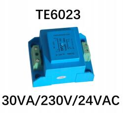 YHDC TE6023-30VA-230V/24VAC Elárasztott transzformátor (TE6023)