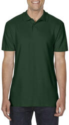 Gildan Softstyle dupla piké galléros póló, Gildan GI64800, Forest Green-2XL (gi64800fo-2xl)