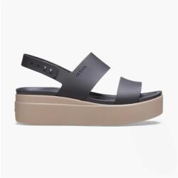 Crocs Сандали на платформа Crocs Women's Brooklyn Low Wedge Flat Sandals - Black/Mushrm