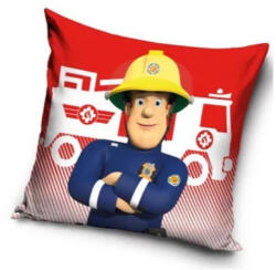 Mattel Sam a tűzoltó Red velúr párnahuzat 40x40 cm Nr1