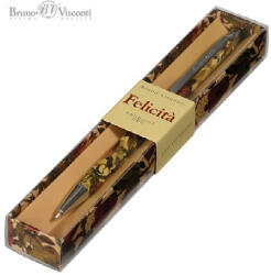 Bruno Visconti Golyóstoll Bruno Visconti 0, 7mm kék, fém test, Felicita - trópusi virág (20-0263/14) - argentumshop