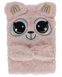 Starpak Napló Jegyzetfüzet Plüss Starpak A5 Pink Big Eyes (484165)