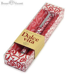 Bruno Visconti Golyóstoll Bruno Visconti 0, 7mm kék, fém test, Dolce Vita - szívek (20-0252/03) - argentumshop