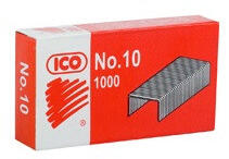ICO Tűzőkapocs Ico No. 10 1000 db/doboz (7330022000) - argentumshop