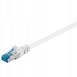 Goobay Patchcord Lan kábel Cat 6A S/ftp fehér 3m (93790)