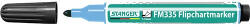 Stanger Flipchartmarker Stanger FM335 kerek 1-3 mm fekete (713000) - argentumshop