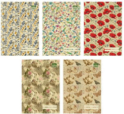 Grass Füzet Grass A/4 sima 5féle minta vegyesen