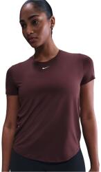 Nike Dri-FIT One Women's Standard Fit Short-Sleeve Top - Burgundy Crush