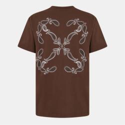 Off White Тениска Off White Men's Bandana T-Shirt - Chocolate-White