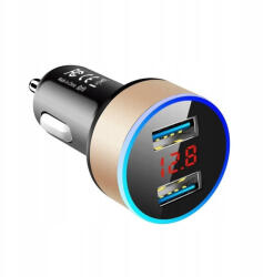 Treqa Autós Töltő 2xUSB 20W Gyorstöltés - 3.1A