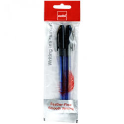 Cello Golyóstoll Cello Tri-Grip kék tolltest 0, 7 mm kék eldobható 2 db/bliszter (5493P) - argentumshop