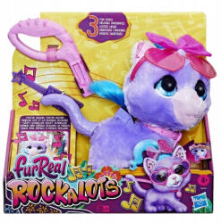 Hasbro Fur Real Rockalots Lila Cica Pórázon jár F6152 (F6152)