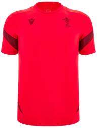 Macron Wales Rugby Training Shirt 2025 Adults - Red