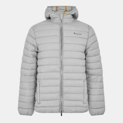 AQUASCUTUM Яке AQUASCUTUM Men's Hooded Hip Length Long Sleeve Medium Puffer Jacket - Grey