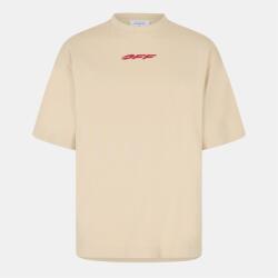 OFF WHITE Тениска OFF WHITE Men's Regular Fit T-Shirt - Beige/Red