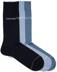 Giorgio Armani Чорапи Emporio Armani Men's 3-Pack Smart Crew Socks - Blu/Blu/Blu