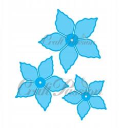 Craft Passion Virágmintás mikulásvirág csillag kiszúró szett (CP-74)