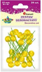 Titanum Virágdekoráció Magyal Gyümölcs Sárga (NOGMK)