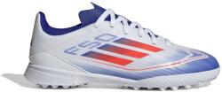 adidas Юношески футболни стоножки Adidas F50 League Juniors Astro Turf Football Boots - White/Red/Blue