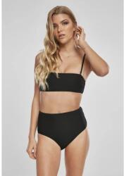 Urban Classics High Waist Bandeau bikini - Black (Black)