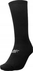 4F Férfi Zokni Fekete Magas Boka Puha Pamut Kényelmes Méret 39-42 (4FSS23USOCM147 20S)
