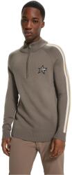HUGO BOSS Men's Quarter-Zip Fleece - Beige