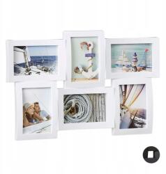Relaxdays Képkeret több mint 6 képhez fehér Relaxdays 33 x 47, 5 cm (10021998)