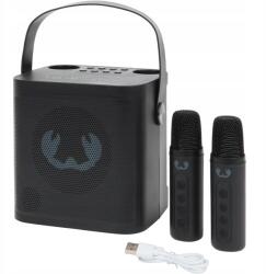 Fresh 'n Rebel Hordozható szett Fresh 'n Rebel Karaoke Set hangszóró 2 x mikrofon Black (1AKS200BL V1 001)