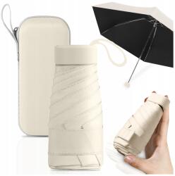  Parasol Mini Összecsukható Kézi Esernyő Kicsi Kompakt Zsebméretű Tokkal (007432)