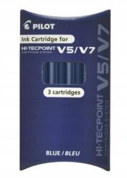 Pilot Patron Utántöltő Vékony Tollhoz Pilot V5/V7 Kék 3 Db (2218003)