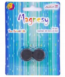 Aliga Hűtőmágnesek 20mm x 4 mm 10 db (MAG-3427)