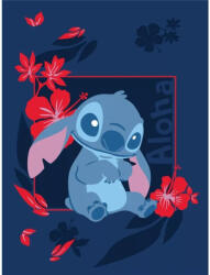  Disney Lilo és Stitch, A csillagkutya Aloha flanel takaró 110x150cm (AYM450543) - oliviashop