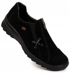 RIEKER Bőr félcipő vízálló fekete Rieker 42 (L7171-00)