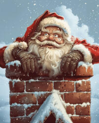 Alkotásutca Szorult helyzet - Számfestő készlet kereten 40x50