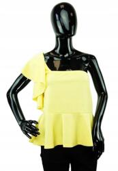  Jessica Wright Sárga Aszimmetrikus Nyakkivágású Felső (42) (87787)